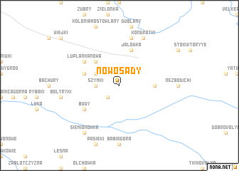 map of Nowosady