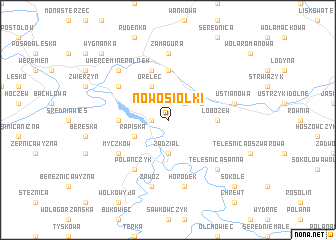 map of Nowosiółki