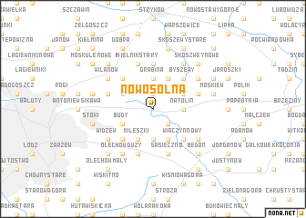 map of Nowosolna