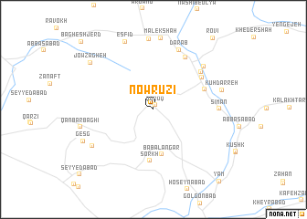 map of Nowrūzī