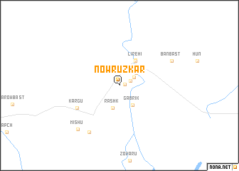 map of Nowrūz Kār