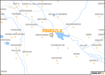 map of Nowrūzlū