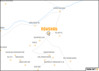 map of Now Shād