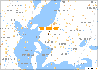 map of Nowshehra