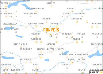 map of Nowy Cis