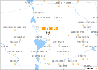 map of Nowy Dwór