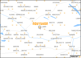 map of Nowy Dwór