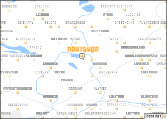 map of Nowy Dwór