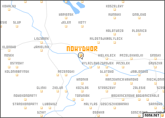 map of Nowy Dwór