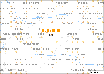 map of Nowy Dwór