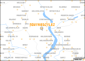map of Nowy Międzyłęż
