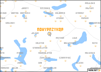 map of Nowy Przykop