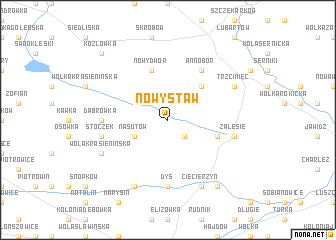 map of Nowy Staw