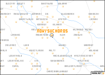 map of Nowy Suchoros