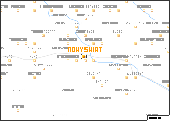 map of Nowy Świat