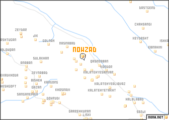 map of Nowzād