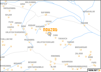 map of Nowzād