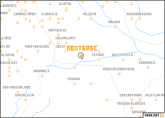 map of Noxtepec