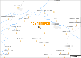 map of Noyabrëvka