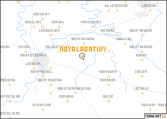 map of Noyal-Pontivy