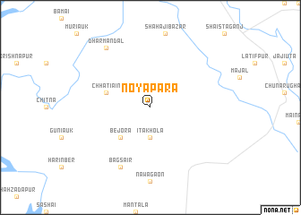 map of Noyapāra
