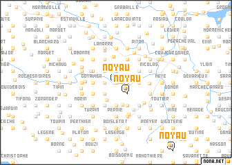 map of Noyau