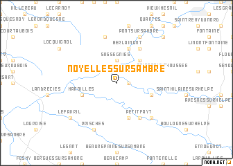 map of Noyelles-sur-Sambre