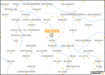 map of Noyers