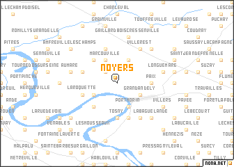 map of Noyers