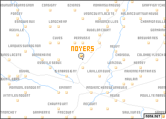 map of Noyers