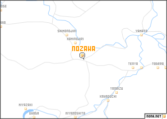 map of Nozawa