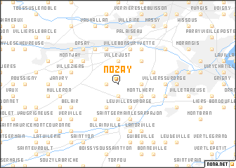 map of Nozay