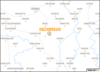 map of Nozharevo