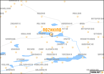 map of Nozhkino