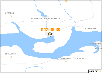 map of Nozhovka