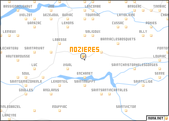 map of Nozières