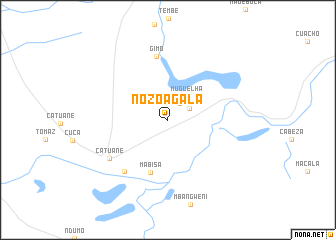 map of Nozoagala