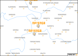 map of Npyen Ga