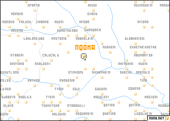 map of Nqoma
