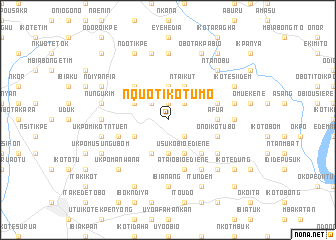 map of Nquot Ikot Umo