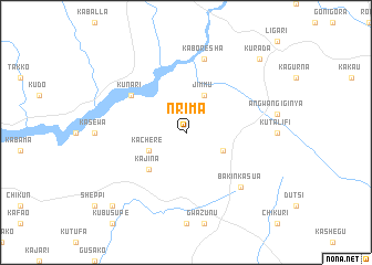 map of Nrima