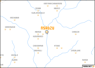 map of Nsadzu