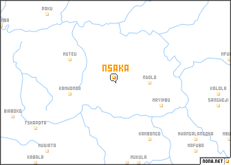 map of Nsaka