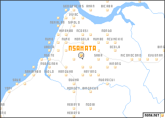 map of Nsamatá