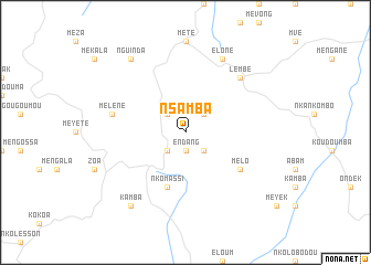 map of Nsamba