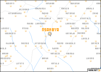 map of Nsambya
