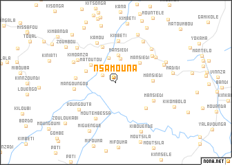 map of Nsamouna