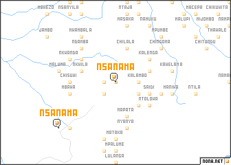 map of Nsanama