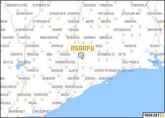 map of Nsanfu