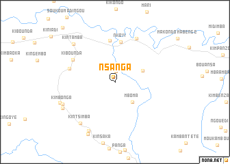 map of Nsanga